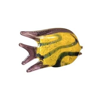 Murano Art Glass Yellow Angel Fish